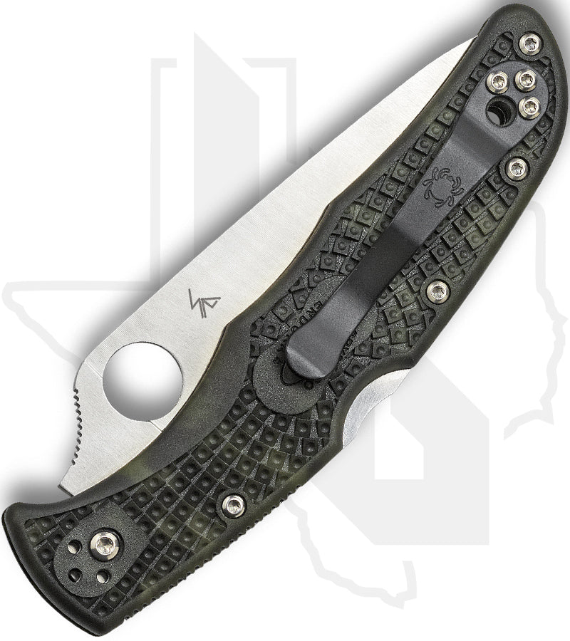 Spyderco Endura 4 Lightweight C10ZFPGR - Zome Green FRN