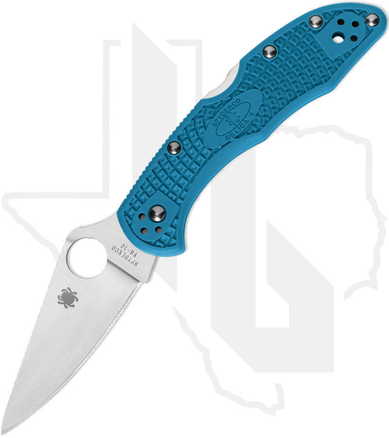 Spyderco Delica 4 Lightweight C11FPBL - Blue FRN