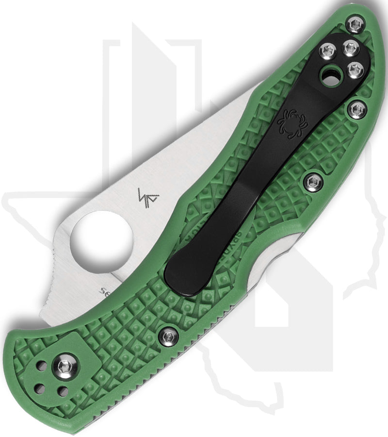 Spyderco Delica 4 Lightweight C11FPGR - Green FRN