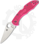 Spyderco Delica 4 Lightweight C11FPPNS30V - Pink FRN