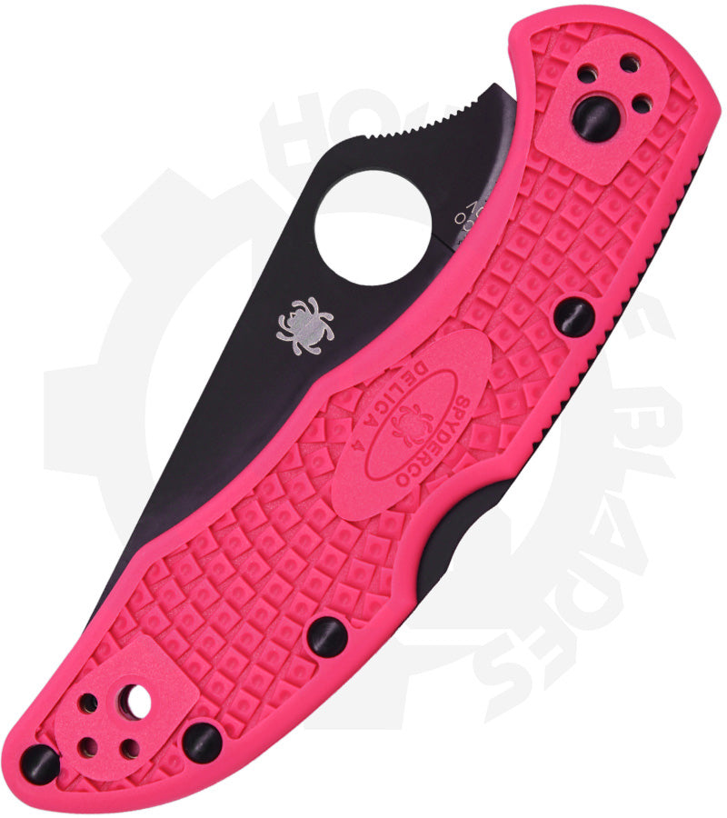 Spyderco Delica 4 Lightweight C11FPPNS30VBK - Black, Pink FRN