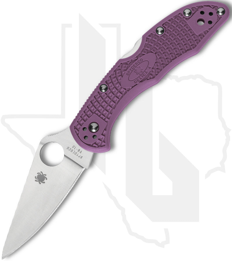 Spyderco Delica 4 Lightweight C11FPPR - Purple FRN
