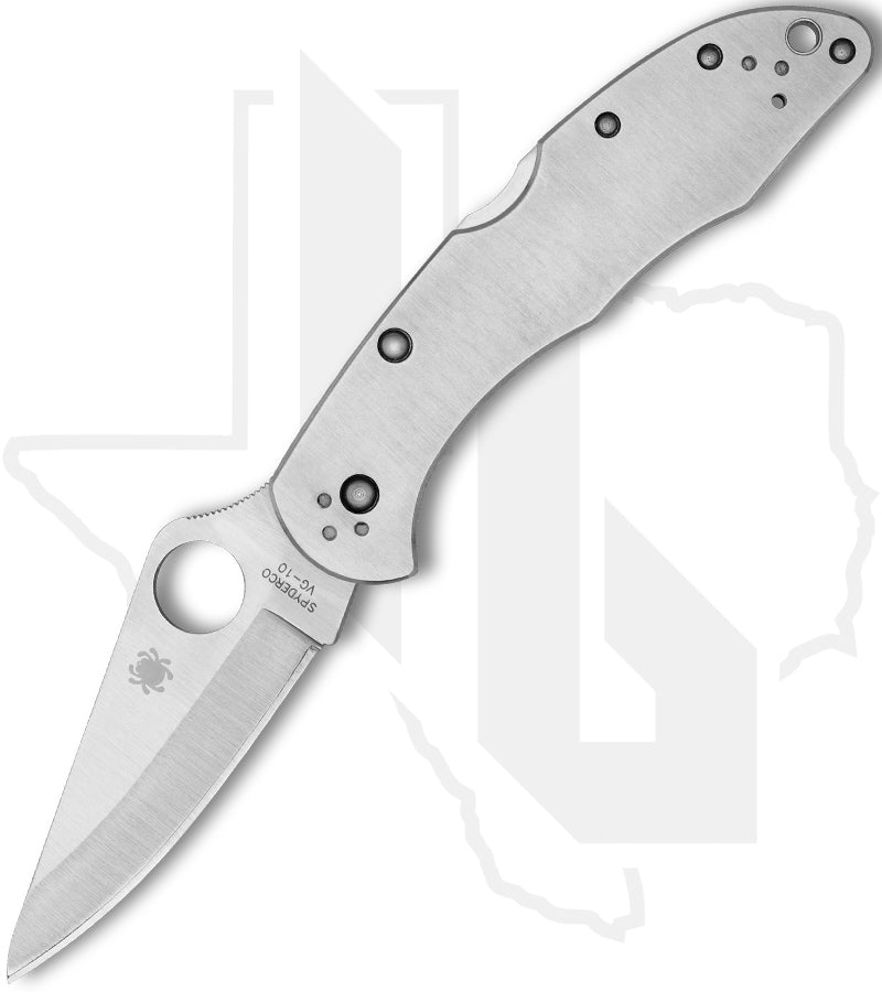Spyderco Delica 4 C11P - Stainless Steel