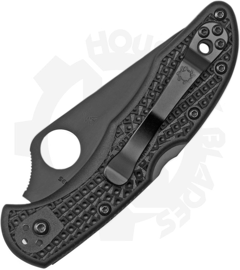 Spyderco Delica 4 Lightweight C11PSBBK - Black, Black FRN