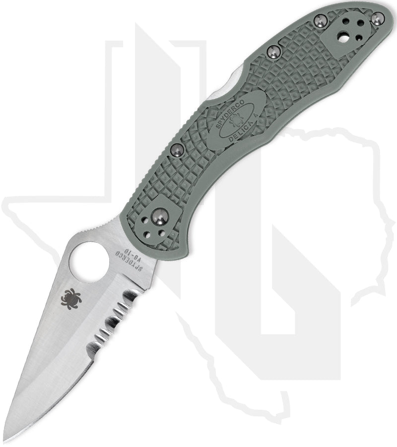 Spyderco Delica 4 Lightweight C11PSFG - Foliage Green FRN