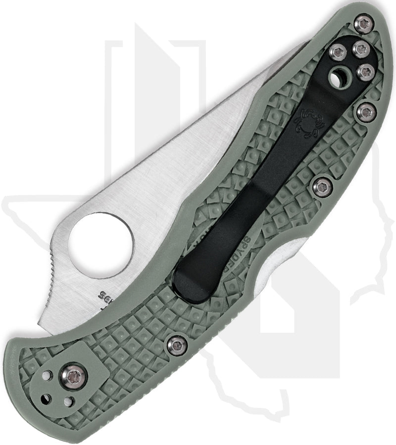 Spyderco Delica 4 Lightweight C11PSFG - Foliage Green FRN