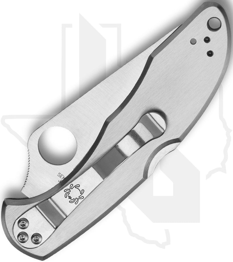 Spyderco Delica 4 C11S - Stainless Steel, SpyderEdge