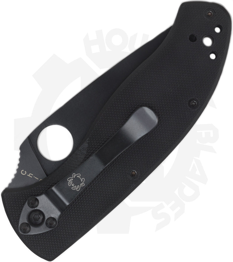 Spyderco Tenacious C122GBBKPS - Black, Black G-10