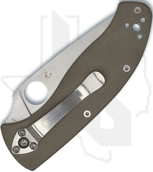Spyderco Tenacious C122GBNM4P - Brown G-10