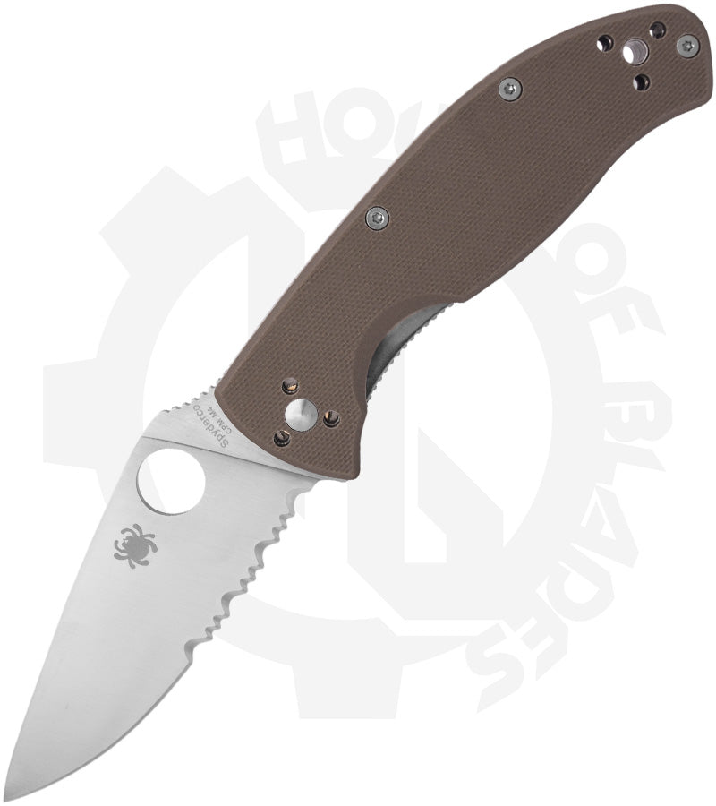 Spyderco Tenacious C122GBNM4PS - Brown G-10