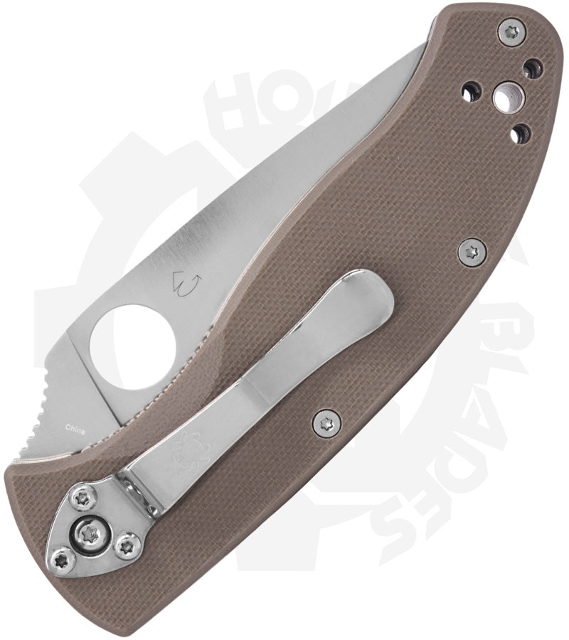 Spyderco Tenacious C122GBNM4PS - Brown G-10