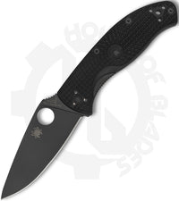 Spyderco Tenacious Lightweight C122PBBK - Black, Black FRN