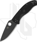 Spyderco Tenacious Lightweight C122PBBK - Black, Black FRN