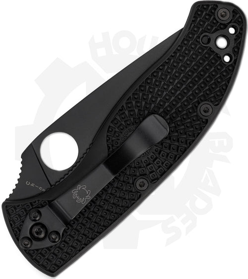Spyderco Tenacious Lightweight C122PSBBK - Black, Black FRN
