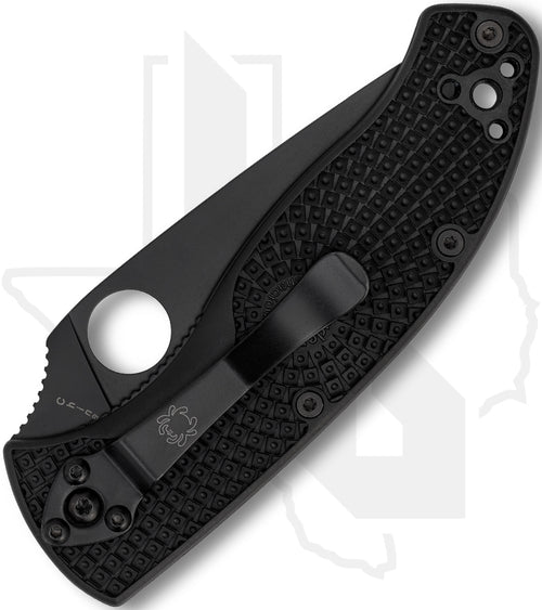 Spyderco Tenacious Lightweight C122PSBBK - Black, Black FRN