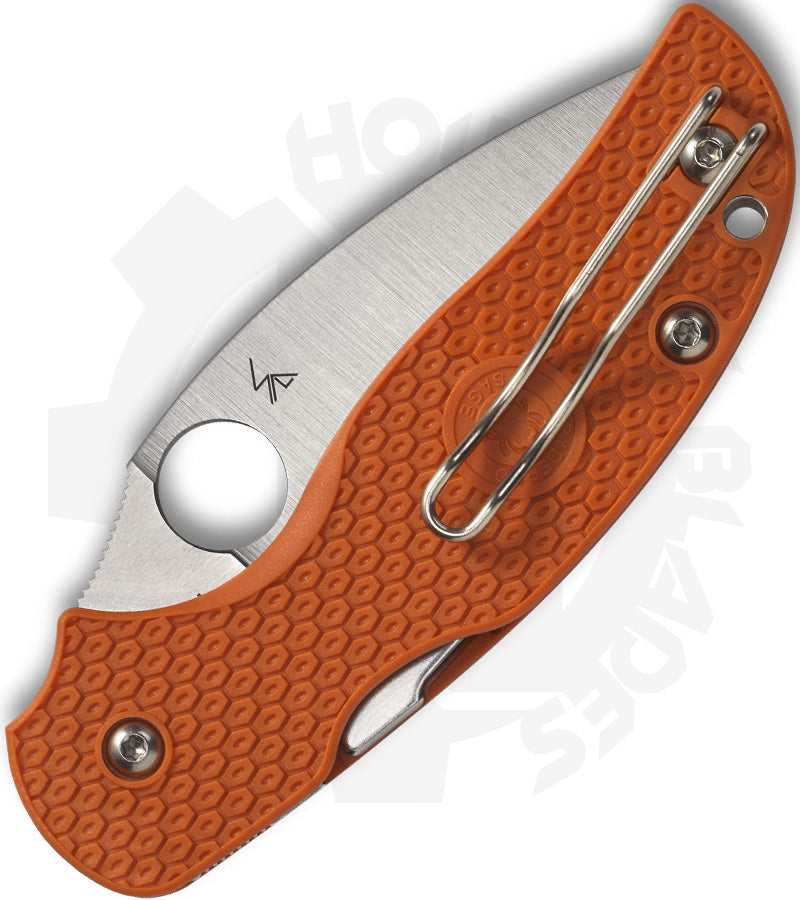 Spyderco Sage 5 Lightweight C123BORP - Burnt Orange FRN