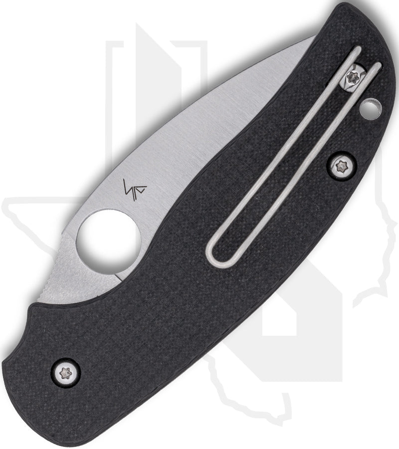 Spyderco Sage 6 C123CFBCLP - Carbon Fiber/G-10 Laminate