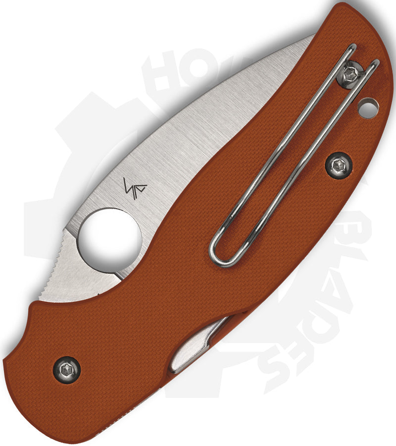 Spyderco Sage 5 C123GBORP - Burnt Orange G-10