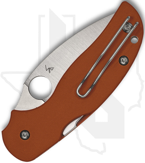 Spyderco Sage 5 C123GBORP - Burnt Orange G-10