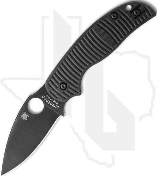 Spyderco Sage 5 Salt C123GPBKMCBK - Black, Black G-10