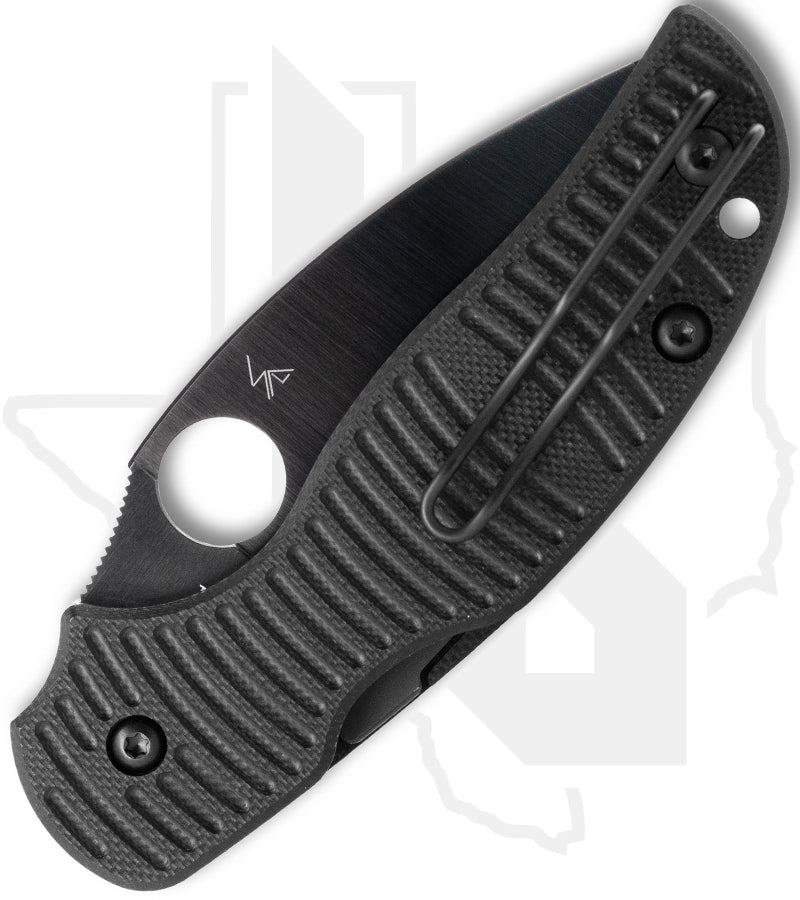 Spyderco Sage 5 Salt C123GPBKMCBK - Black, Black G-10