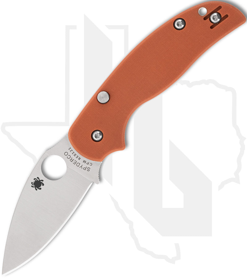 Spyderco Sage 6 C123GPBOR - Burnt Orange G-10