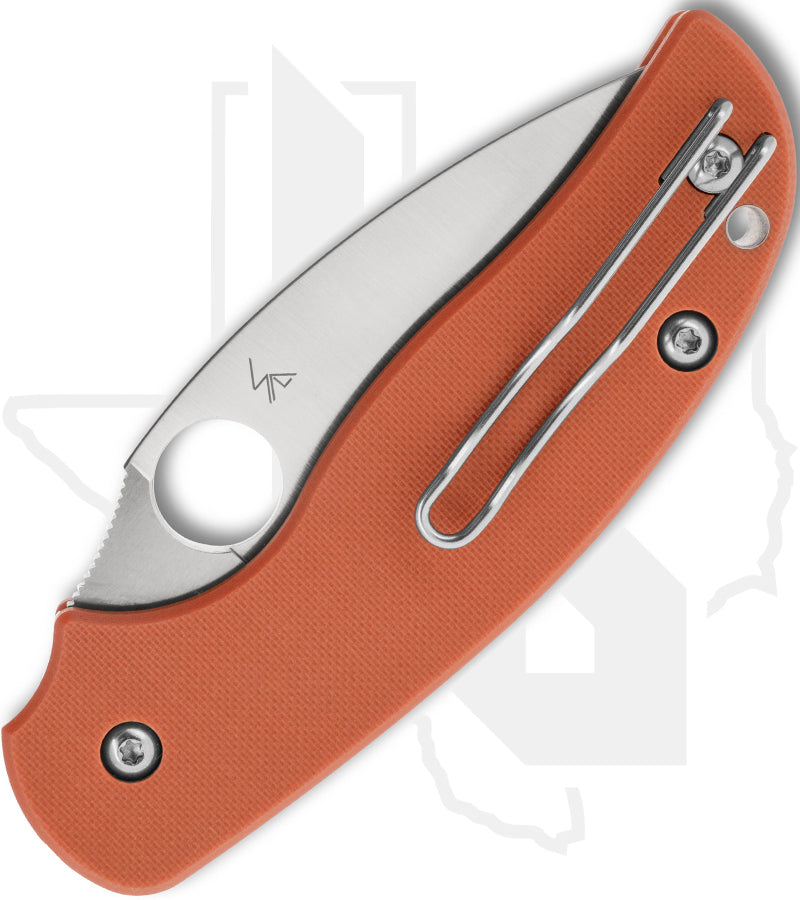Spyderco Sage 6 C123GPBOR - Burnt Orange G-10