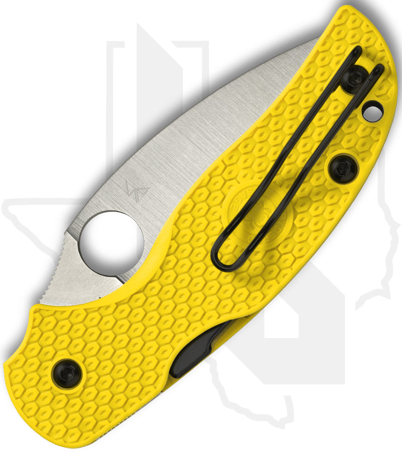 Spyderco Sage 5 Lightweight Salt C123PYL - Yellow FRN
