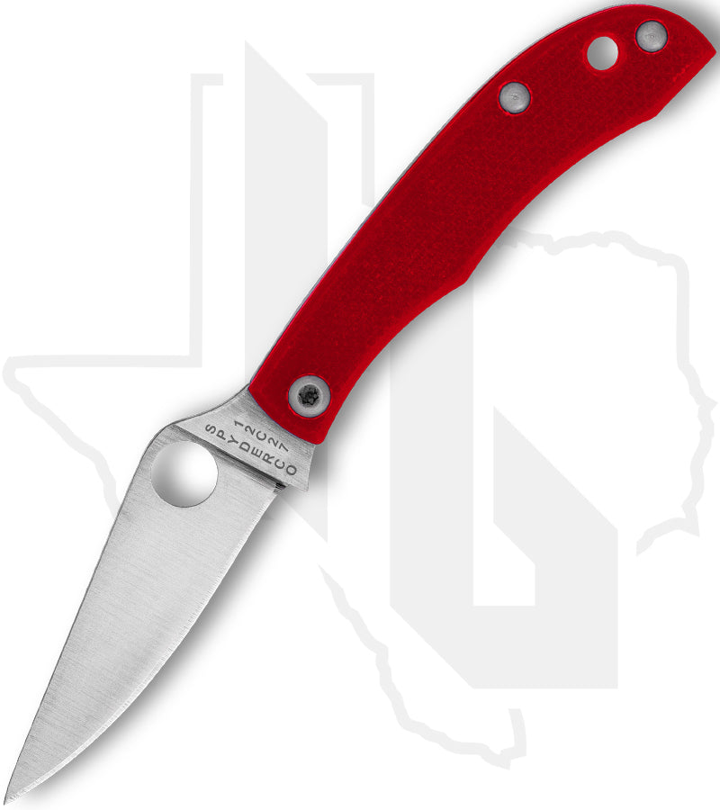 Spyderco Honeybee C137GRDP - Red G-10