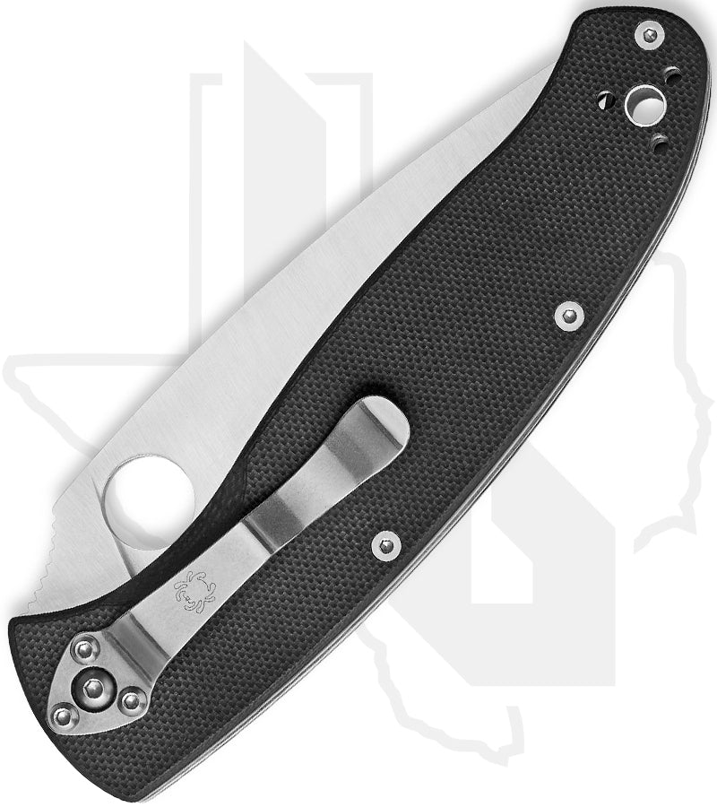 Spyderco Resilience C142GP - Black G-10