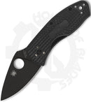 Spyderco Ambitious Lightweight C148PBBK - Black, Black FRN