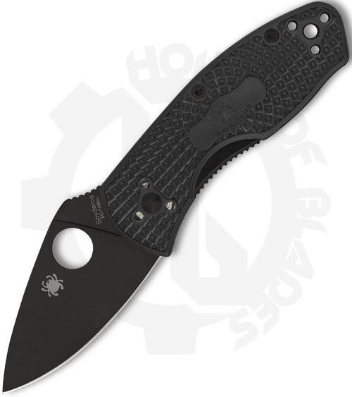 Spyderco Ambitious Lightweight C148PBBK - Black, Black FRN
