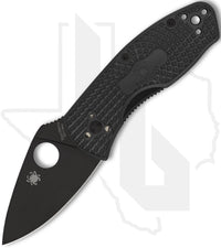 Spyderco Ambitious Lightweight C148PBBK - Black, Black FRN