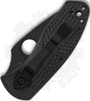 Spyderco Ambitious Lightweight C148PBBK - Black, Black FRN
