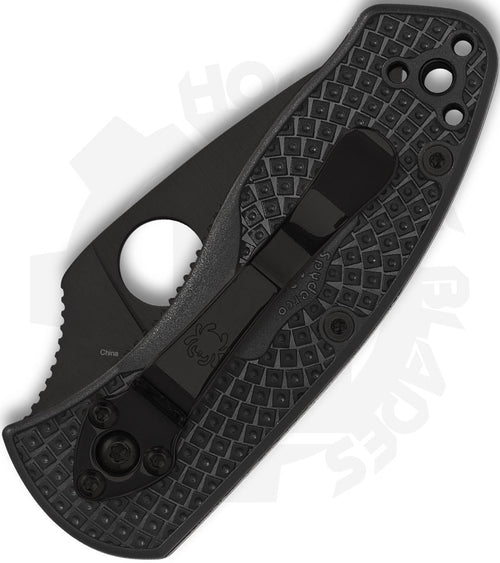 Spyderco Ambitious Lightweight C148PBBK - Black, Black FRN