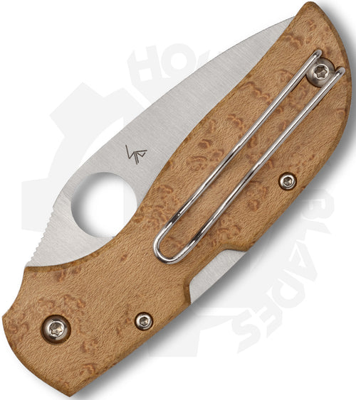Spyderco Chaparral C152WDP - Maple Wood
