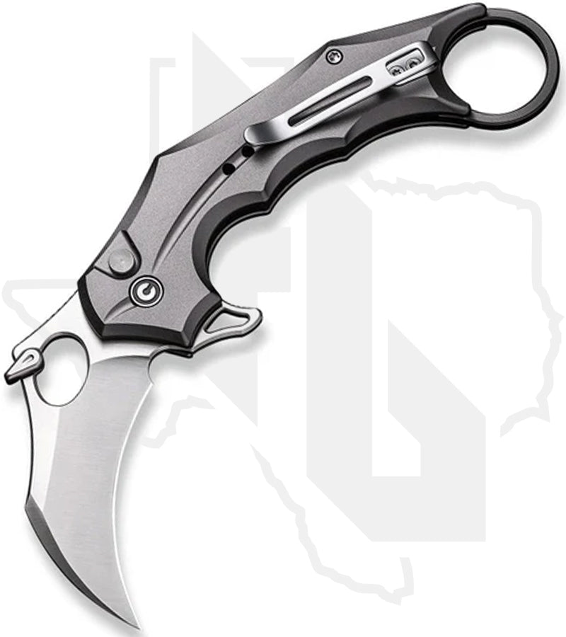 CIVIVI Incisor II C16016B-3 - Gray Aluminum, Satin