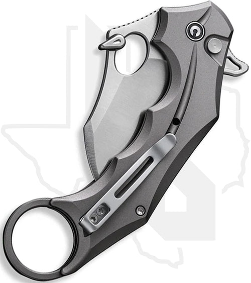 CIVIVI Incisor II C16016B-3 - Gray Aluminum, Satin