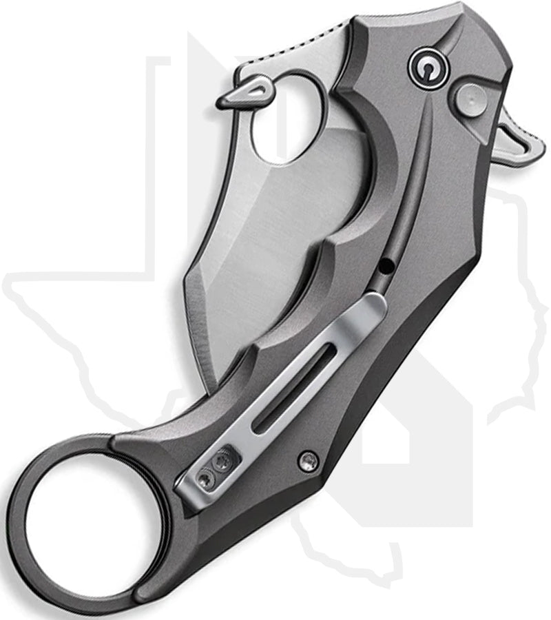 CIVIVI Incisor II C16016B-3 - Gray Aluminum, Satin