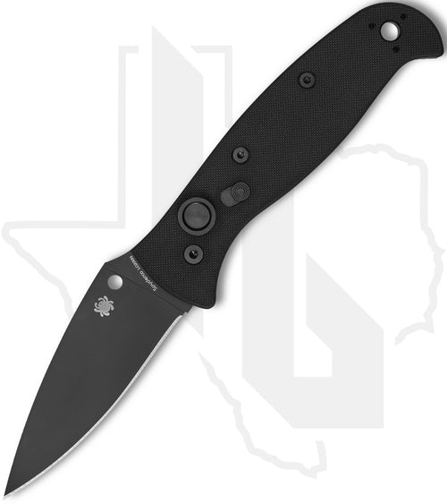 Spyderco Autonomy 2 C165GPBBK2 - Black, Black G-10