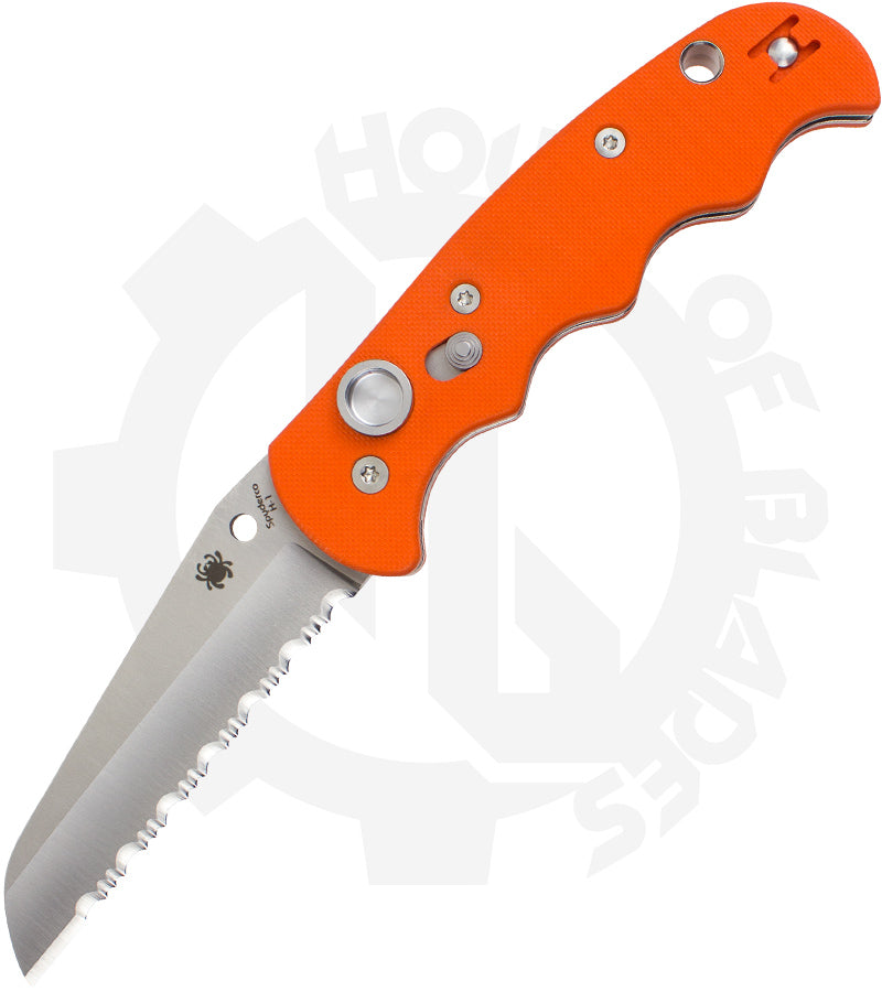Spyderco Autonomy C165GSOR - Orange G-10, SpyderEdge