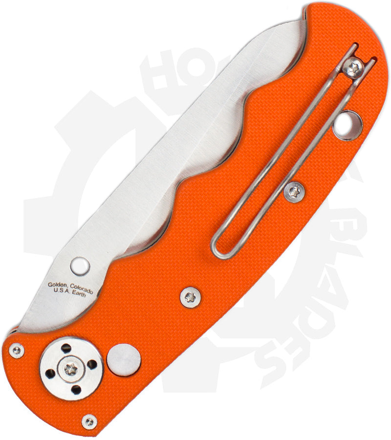 Spyderco Autonomy C165GSOR - Orange G-10, SpyderEdge