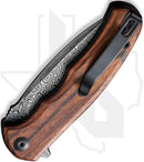 CIVIVI Mini Praxis C18026C-DS1 - Guibourtia Wood, Damascus
