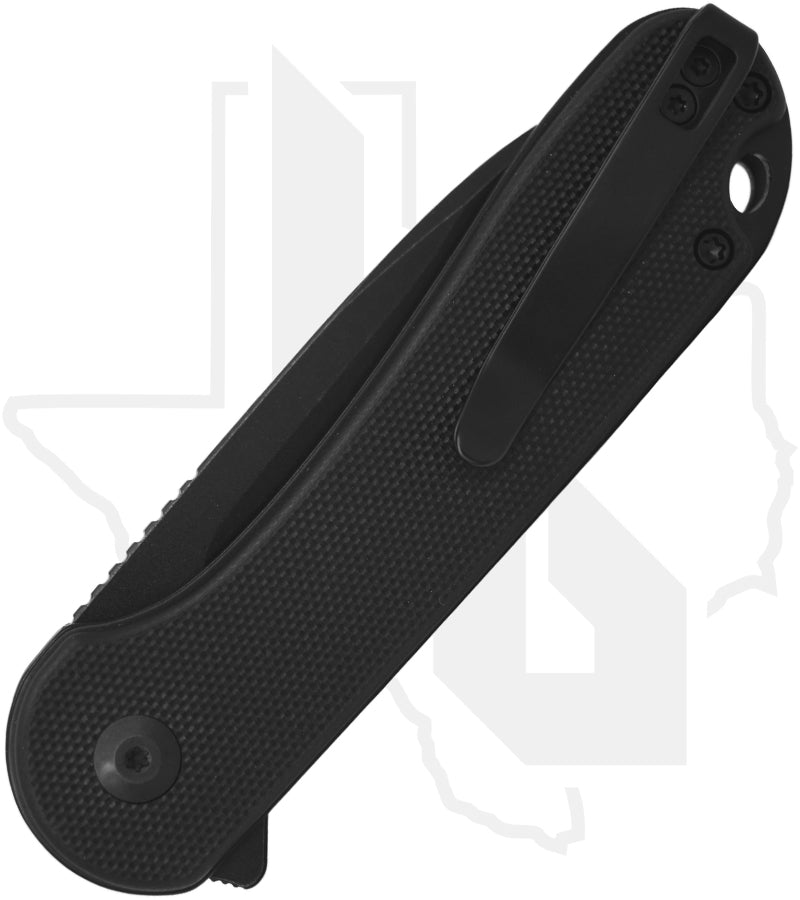 CIVIVI Button Lock Elementum II C18062P-1 - Black, G-10