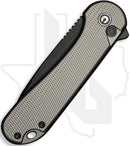 CIVIVI Button Lock Elementum II C18062PD-1 - Gray Diamond Pattern Aluminum