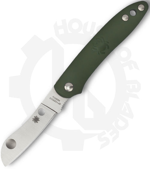Spyderco Roadie C189PGR - Olive Green FRN