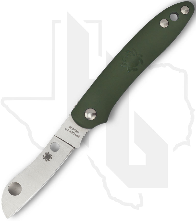 Spyderco Roadie C189PGR - Olive Green FRN