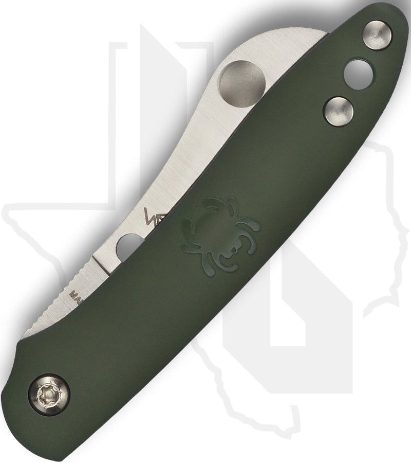 Spyderco Roadie C189PGR - Olive Green FRN
