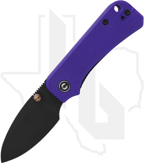 CIVIVI Baby Banter C19068S-4 - Purple G-10, Black Stonewashed