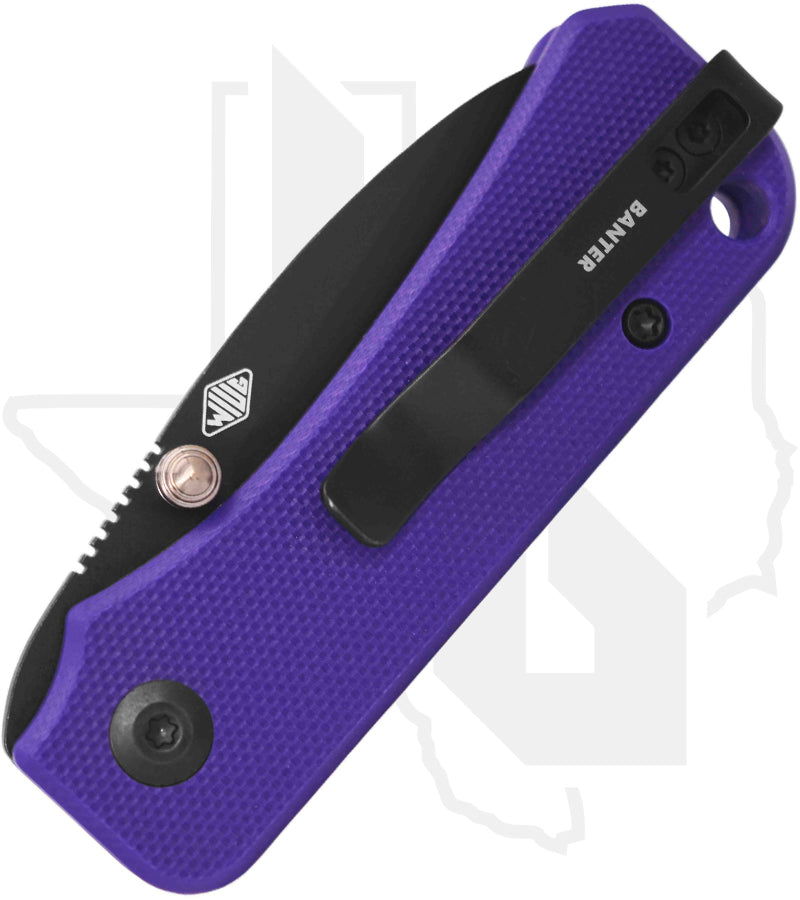 CIVIVI Baby Banter C19068S-4 - Purple G-10, Black Stonewashed